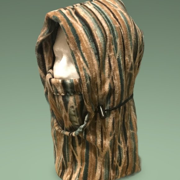 Super Soft Branches Camouflage Fleece Versatile Hood NWT